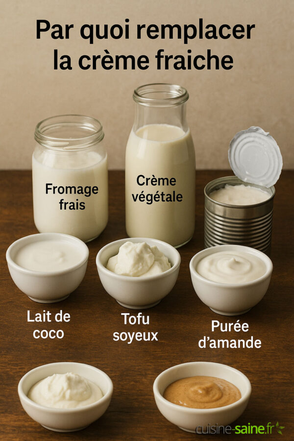 Par quoi remplacer la crème fraîche