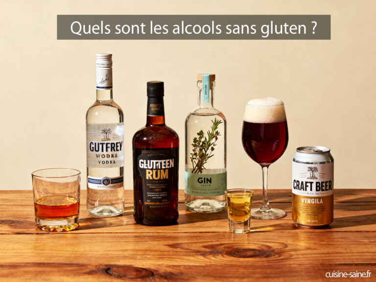 Quels sont les alcools sans gluten ?