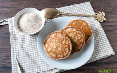 Blinis au sarrasin sans gluten ni lactose