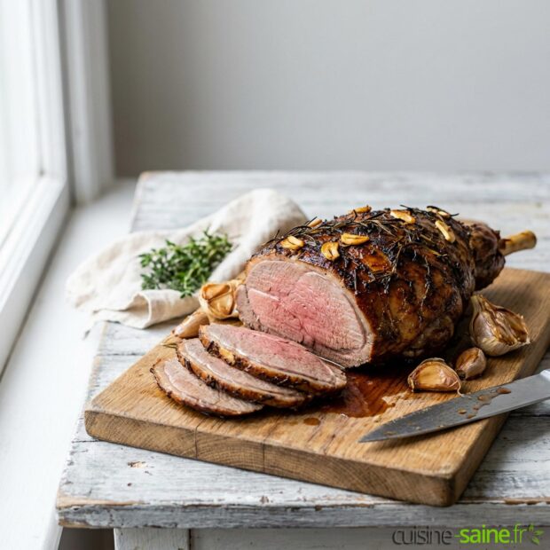 Cuisson du gigot d’agneau au four + calculateur du temps de cuisson