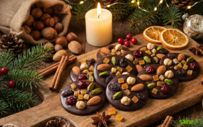 Recette de mendiants au chocolat sans gluten sans lactose