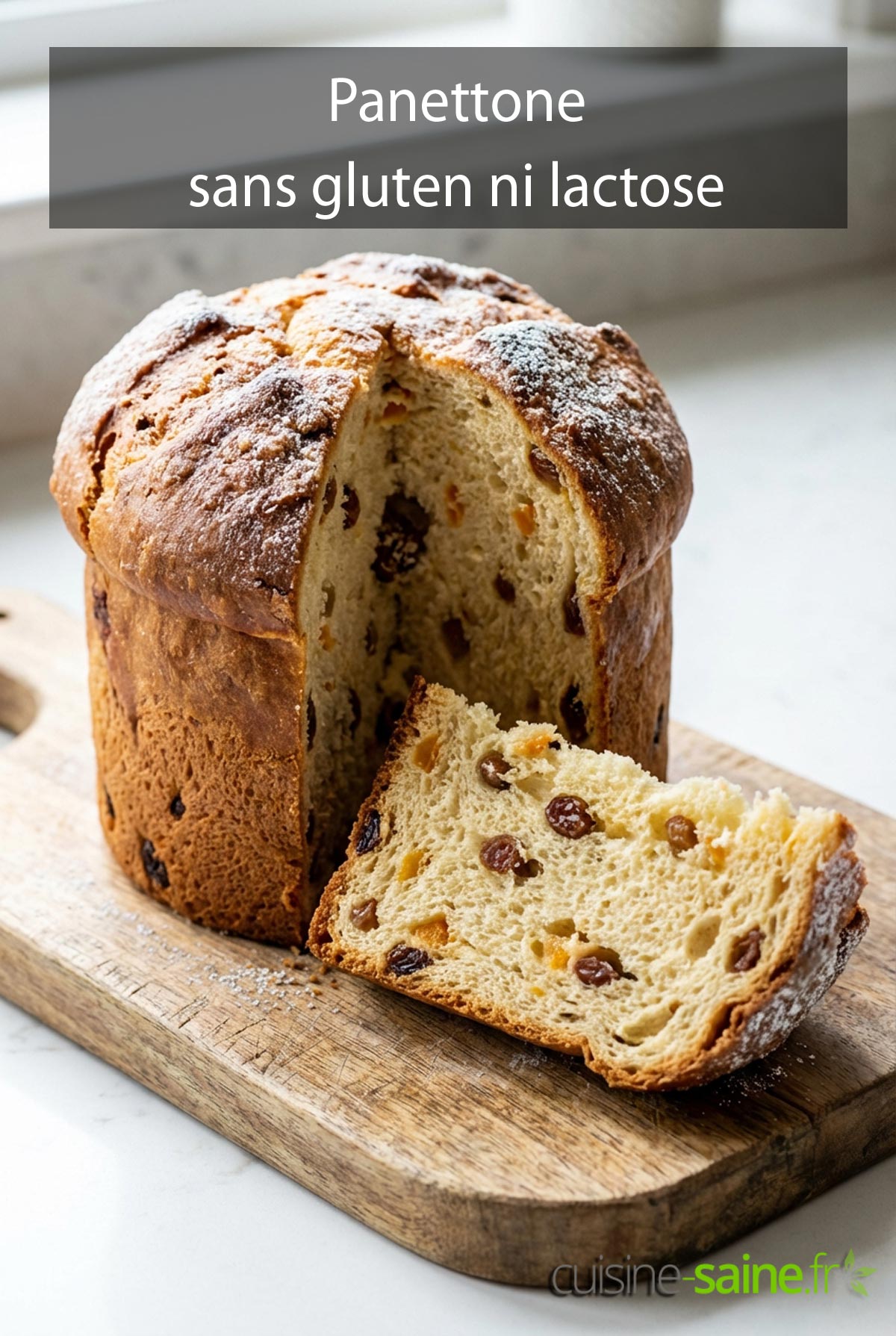 Panettone sans gluten ni lactose