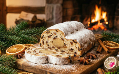 Stollen, gâteau de Noël alsacien sans gluten