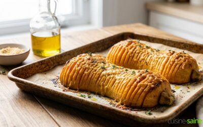 Butternut Hasselback rôtie au thym et parmesan végétal