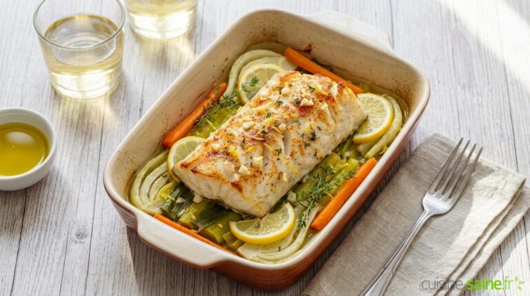 Recette de cabillaud au four sans gluten ni lactose