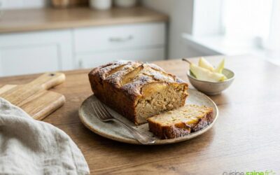 Cake aux poires sans gluten ni lactose