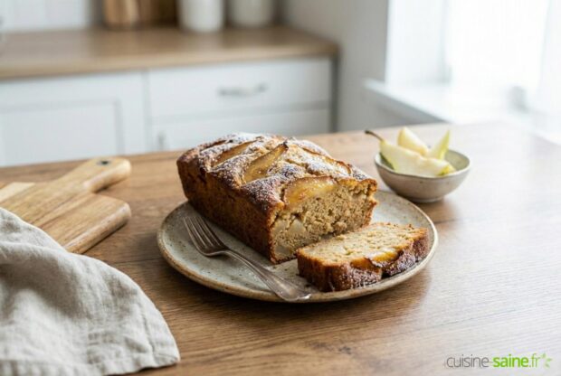 Recette de cake aux poires sans gluten ni lactose