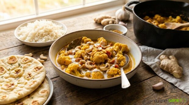 Recette de chou-fleur à l’indienne