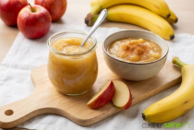 Compote pomme banane