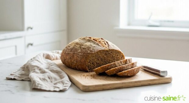 Pain sans gluten au psyllium vegan