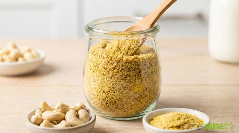 Parmesan végétal aux noix de cajou