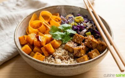 Poke bowl chaud d’hiver vegan : mon bol réconfortant aux légumes de saison