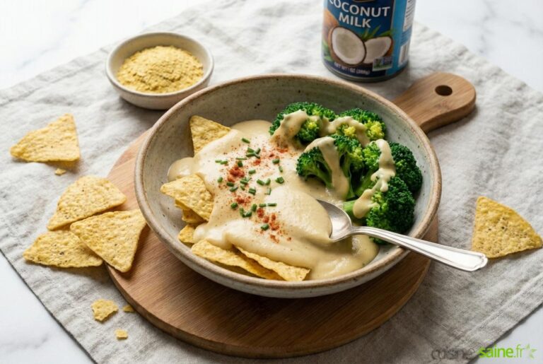 Sauce fromagère vegan sans fromage, sans gluten