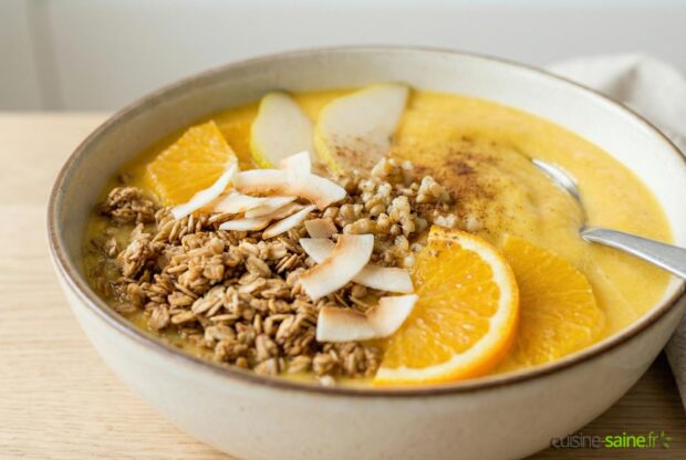 Smoothie bowl d’hiver