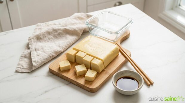 Recette de tofu de pois chiche fait maison