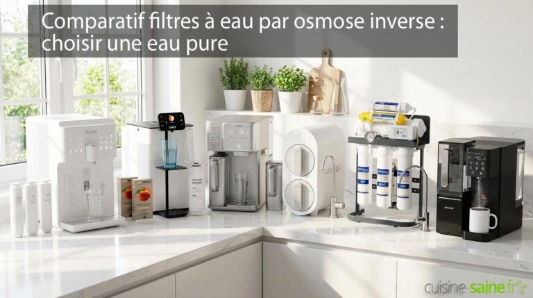 Comparatif filtres à eau par osmose inverse : choisir une eau pure