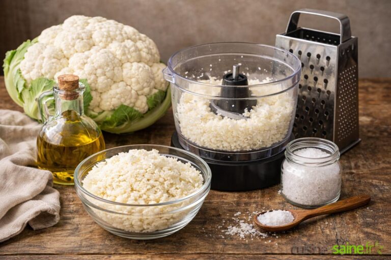 Comment remplacer le riz ou la semoule par des "riz de choux"