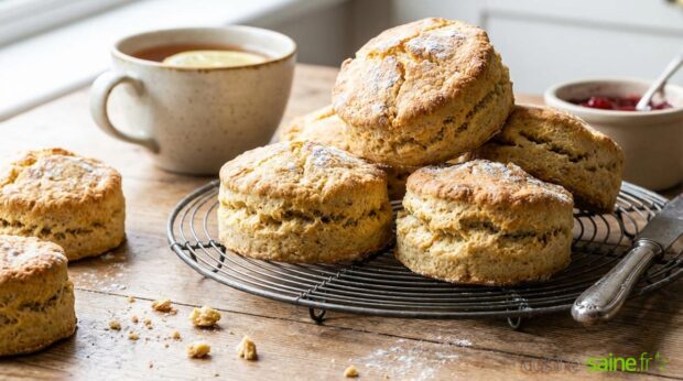Scones sans gluten et sans lactose faciles pour le tea time