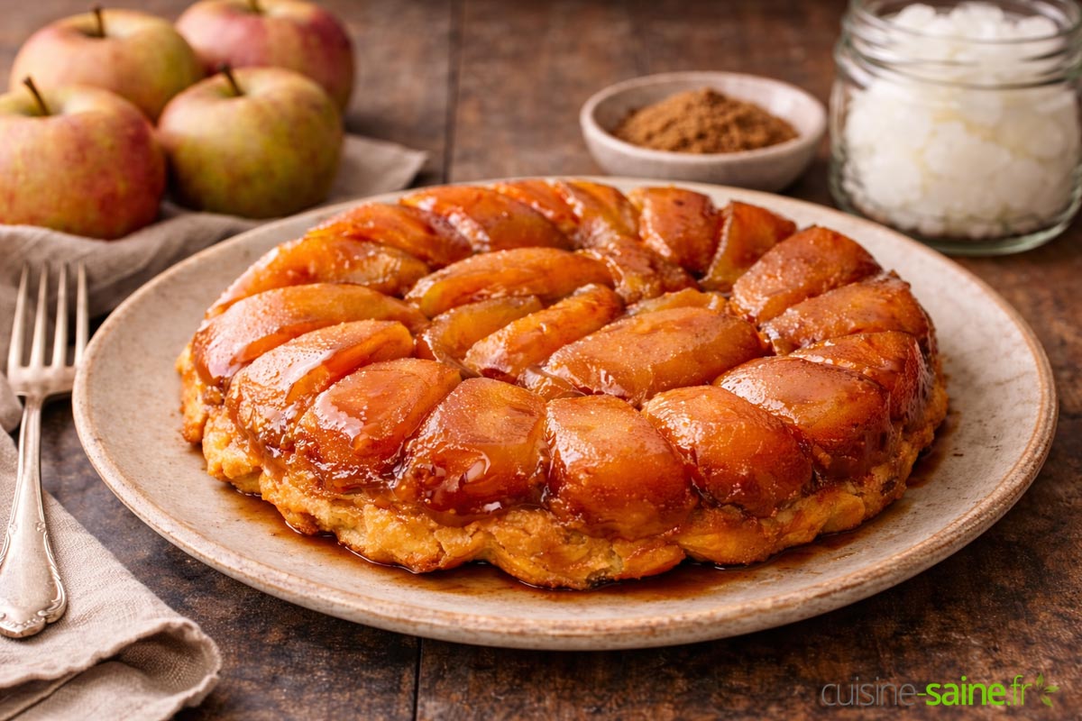 Tarte tatin sans gluten & sans lactose