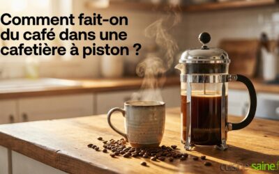 Comment fait-on du café dans une cafetière à piston ?