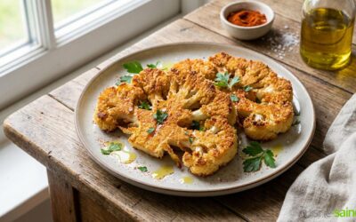 Chou-fleur pané croustillant et sans gluten