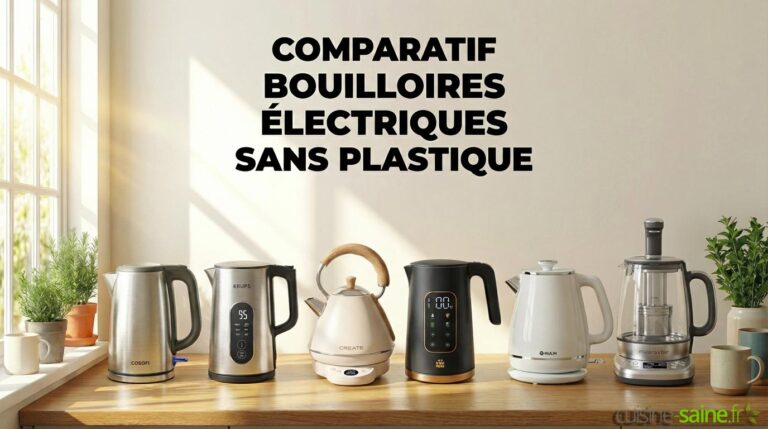 Comparatif des bouilloires sans plastique : en inox ou en verre