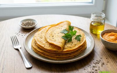 Crêpes à la carotte sans gluten & sans lactose