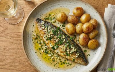 Filets de maquereau à la poêle, citron et herbes fraîches