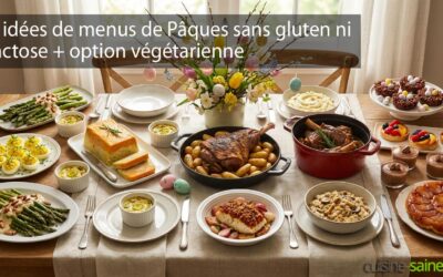 4 idées de menus de Pâques sans gluten ni lactose