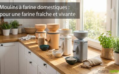 Moulins à farine domestiques : pour une farine fraîche et vivante
