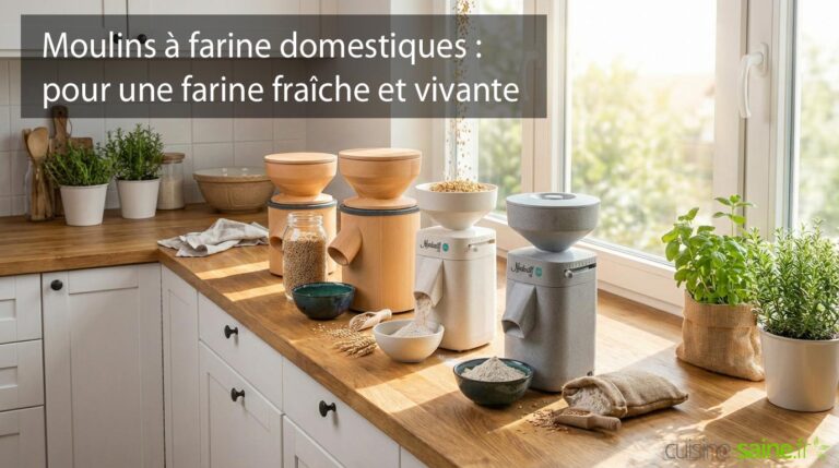 Moulins à farine domestiques : pour une farine fraîche et vivante
