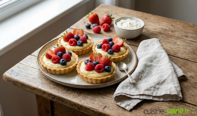 Tartelette aux fruits rouges sans gluten sans lactose