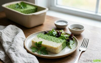 Terrine bicolore : chou-fleur, carottes et persillade