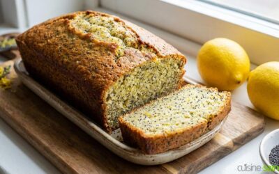 Cake au citron et pavot sans gluten