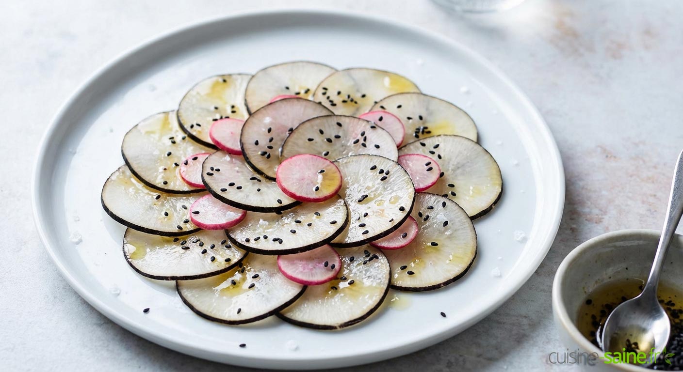 Recette du Carpaccio de radis