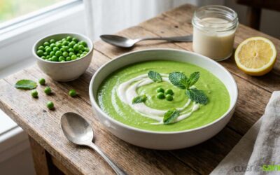 Recette de crème aux petits pois à tartiner