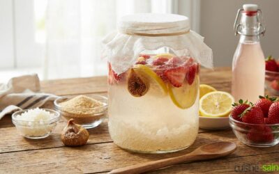 Recette kéfir de fruits maison à la fraise