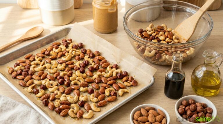Recette d'oléagineux torréfiés au tamari