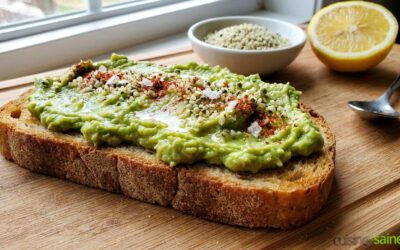 Recette de la tartine à l’avocat et graines de chanvre