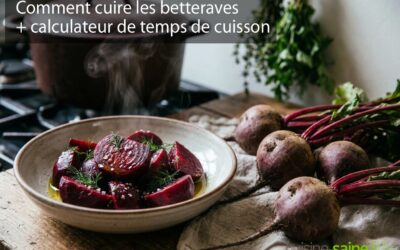 Comment cuire les betteraves + calculateur de temps de cuisson