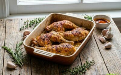 Cuisson des cuisses de poulet au four + calculateur temps de cuisson