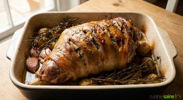Cuisson de l'épaule agneau au four + calculateur selon le poids