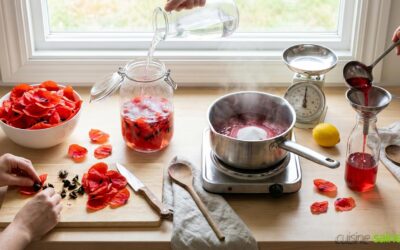 Sirop de coquelicot fait maison