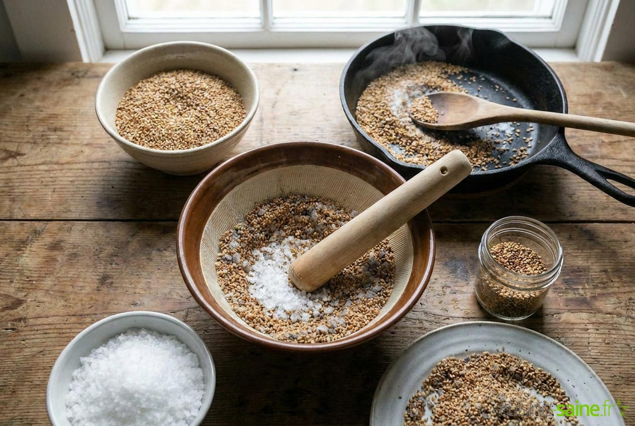 Recette du gomasio maison