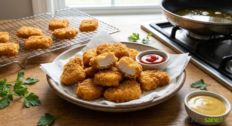 Nuggets de poulet maison croustillants sans gluten