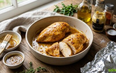 Cuisson du filet de poulet au four + calculateur de temps de cuisson selon le poids