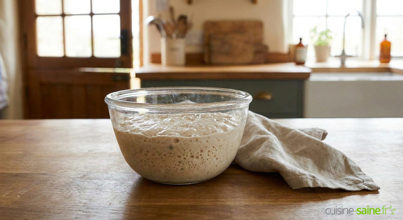 Levain pour le pain au levain sans gluten