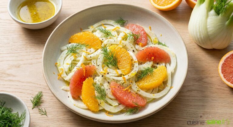 Fenouil en salade croquante aux agrumes