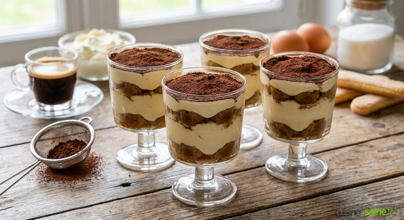 Tiramisù en verrines