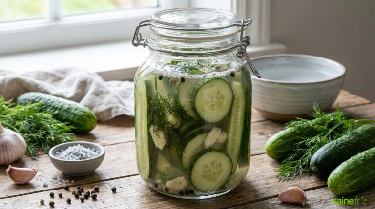 Concombre lacto-fermenté
